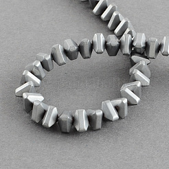 Electroplate non magnetici ematite sintetico fili di perline&nbsp;G-R208-06