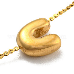 Bracelets à chaîne serpentine en acier inoxydable 304&nbsp;BJEW-H608-01G-U