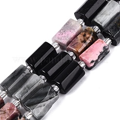 Fili di perle naturali di rodonite&nbsp;G-Q614-01A-02