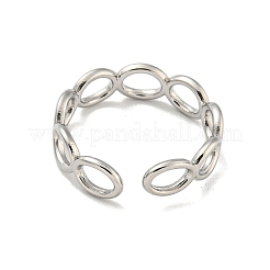 Anlaufgeschützter Fingerring aus 304 Edelstahl&nbsp;RJEW-C077-04P
