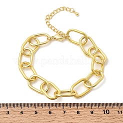 Messing-Kabelkettenarmbänder für Frauen&nbsp;BJEW-H639-07G