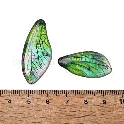 4 pendentif ailes de papillon en résine époxy transparente&nbsp;X-RESI-C057-04D