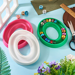 1 porta bobina ovale in plastica&nbsp;AJEW-TA0003-08B