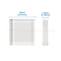 Glas cabochons&nbsp;GGLA-TAC0001-01A