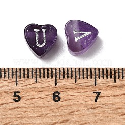 Natürlichen Amethyst Perlen&nbsp;G-L636-A04-8x8mm