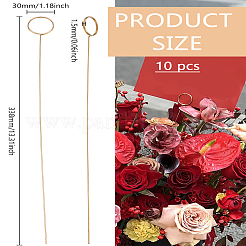 10 Stück Blumenspieße aus Eisen.&nbsp;IFIN-LP0001-10