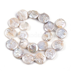Natürliche Barock Keshi Perlen Stränge&nbsp;PEAR-S018-06I