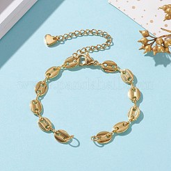 Kaffeebohnenketten aus Messing für Armbänder&nbsp;AJEW-JB00879