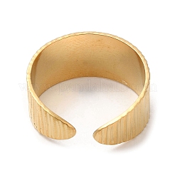 Bague de manchette ouverte en acier inoxydable 304&nbsp;RJEW-K248-05G