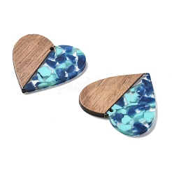 Pendenti in resina e noce&nbsp;FIND-R051-09H