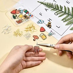 Fabrication de boucles d'oreilles DIY&nbsp;DIY-FH0003-10