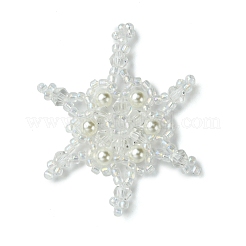 3 pièce de perles de rocaille de Noël bicolores&nbsp;PALLOY-MZ00300