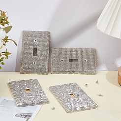 Protezione per interruttore in plastica con strass&nbsp;AJEW-WH0596-465A