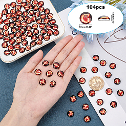 Cabochons di vetro&nbsp;GGLA-PH0001-08C