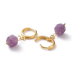 Ottone orecchini a cerchio Huggie&nbsp;EJEW-JE05788