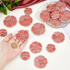 500 g handgefertigte Porzellan-Cabochons&nbsp;PORC-FH0001-17