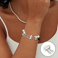 925 fermoir magnétique coulissant en argent sterling&nbsp;PALLOY-HS00049