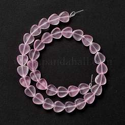 Transparent perles de verre brin&nbsp;GLAA-F112-03F
