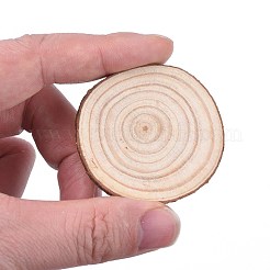 Unfertige Cabochons aus Naturpappelholz&nbsp;X-WOOD-E018-12