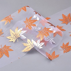 Rubans de maille déco feuille d'érable thème automne&nbsp;OCOR-I005-C01