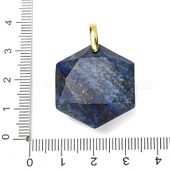 Anhänger aus natürlichem Lapislazuli mit Facettenschliff&nbsp;G-B188-03G-03
