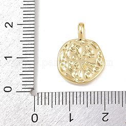 Pendentifs d'émail en laiton &nbsp;KK-P339-12G-02