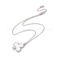 Sublimationsblank-Aluminium-Anhänger-Halskette&nbsp;LS-NJEW-E020-02P-04