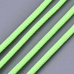 Светящиеся шнуры из полиэстера, желто-зеленые, 3 мм, около 100 ярд / пучок (91.44 м / пучок)