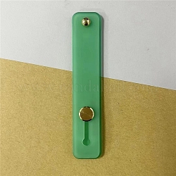 Прямоугольный силиконовый ремешок для телефона, телескопическая подставка для ремешка для телефона, универсальная подставка для пальцев, средний морской зеленый, 10 см