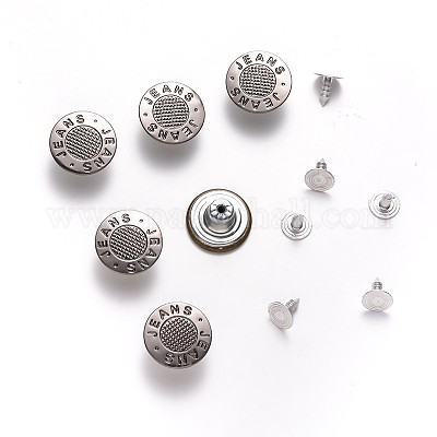 Wholesale Iron Button Pins for Jeans 