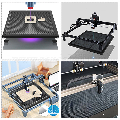 Wholesale BENECREAT 30x20x2.2cm Honeycomb Work Table Rectangular Laser  Engraving Machine Accessory Honeycomb Work Bed for Fast Heat Dissipation  and Table Protection 