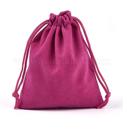 Pochettes rectangle en velours&nbsp;TP-R002-10x12-05-1
