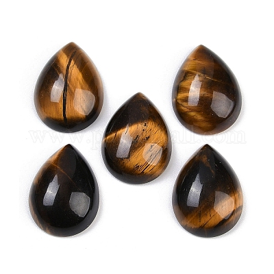Cabochons en œil de tigre naturel&nbsp;G-H094-01A-03AB-1