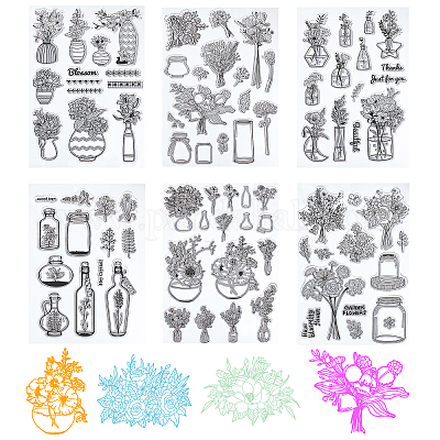 6Style High Quality Transparent Stamps Clear Stamps Scrapbook