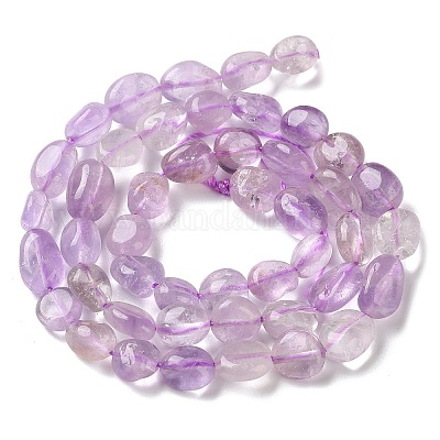 Natürliche Lavendel-Amethyst-Perlenstränge&nbsp;G-C268-A03-8x10mm-1