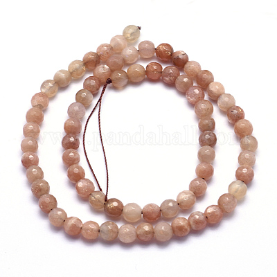 Natürliche sunstone Perlen Stränge&nbsp;G-K224-10-6mm-1