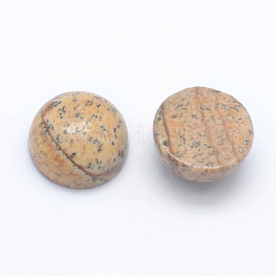 Cabochon di diaspro dell'immagine naturale&nbsp;G-E492-H-04-1