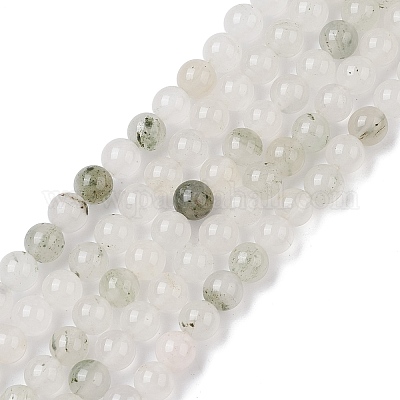Perles de quartzite naturel Tianshan Cui en brins&nbsp;G-C102-B02-01-1
