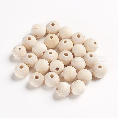 Wholesale Natural Unfinished Wood Beads 