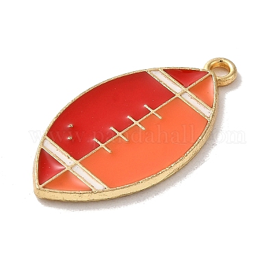Pendentifs d'émail en alliage&nbsp;ENAM-R147-13D-G-1