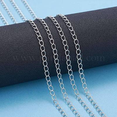 Chaînes en laiton torsadées&nbsp;CHC-Q001-5x4mm-P-1
