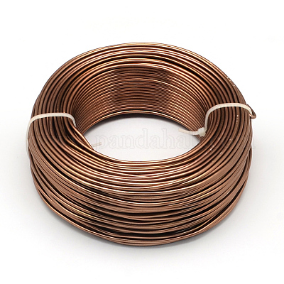 Round Aluminum Wire, Bendable Metal Craft Wire, for DIY Jewelry Craft  Making, Gold, 9 Gauge, 3.0mm, 25m/500g(82 Feet/500g)