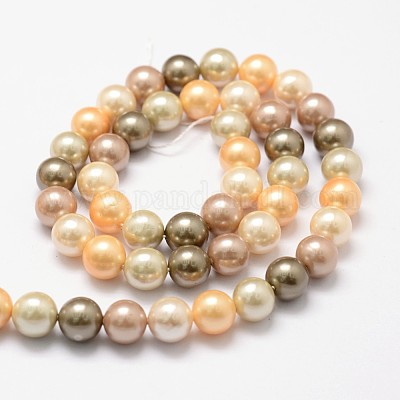 Cuentas perlas de concha de perla&nbsp;X-BSHE-L017-12-1