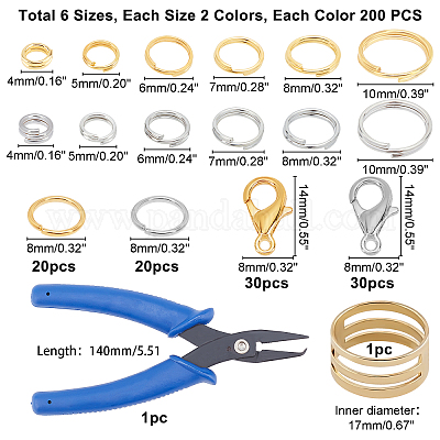 Shop 1 Box Iron Split Rings for Jewelry Making - PandaHall Selected