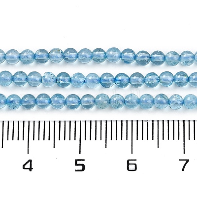 Natürliche blaue Topas-Perlenstränge&nbsp;G-P553-A01-01-1