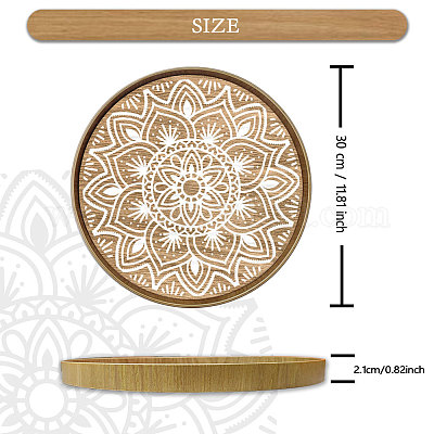 PH PandaHall 6pcs Wooden Pendant Trays | House-Shaped Blank Settings For DIY Jewelry Making | Photo Charm Bases 2.36x1.85 Inch