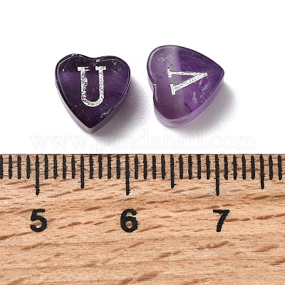 Natürlichen Amethyst Perlen&nbsp;G-L636-A04-8x8mm-1