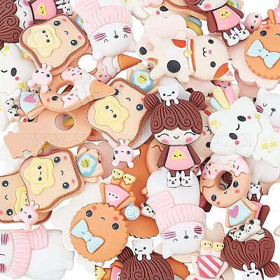 Kawaii Charms, Kawaii, Charms Bulk, Charms Wholesale, Cute Charms,  Cabochons Flatback, Charms 