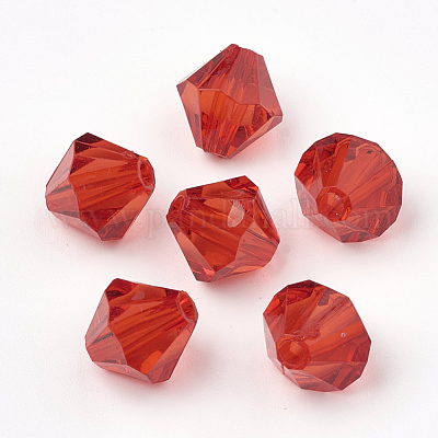 Perles en acrylique transparente&nbsp;TACR-S146-10mm-05-1