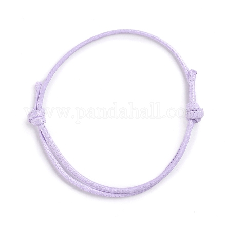 Création de bracelets en corde de polyester ciré coréen AJEW-JB00011-04-1